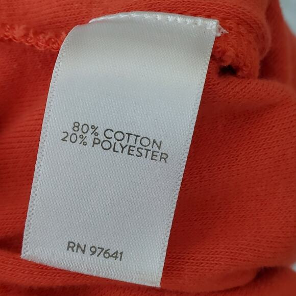 J Jill Fit Orange Terry Cloth drawstring Shorts In Great used condition  - Med - Picture 4 of 10